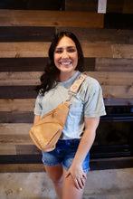 Load image into Gallery viewer, The Austin Sling Bag - Caramel

