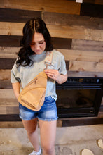 Load image into Gallery viewer, The Austin Sling Bag - Caramel
