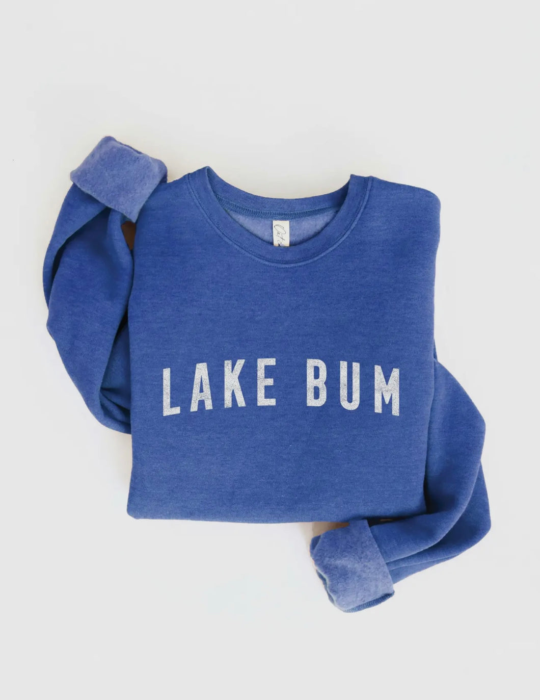 Lake Bum Crewneck — Blue