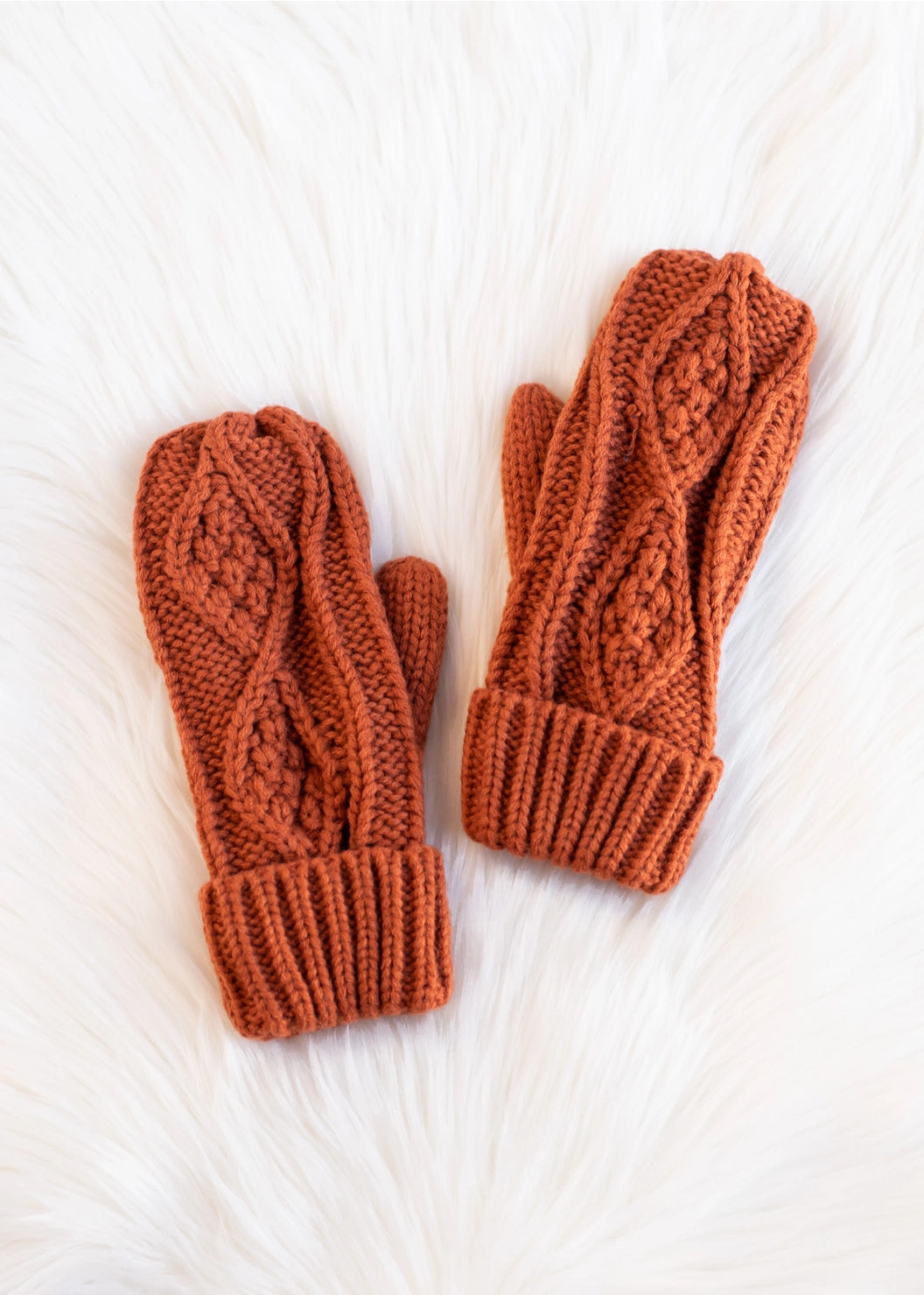 Fleece Lined Mittens — Multiple Colors